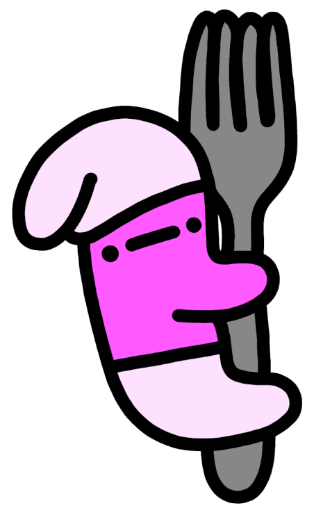 smork riding on fork